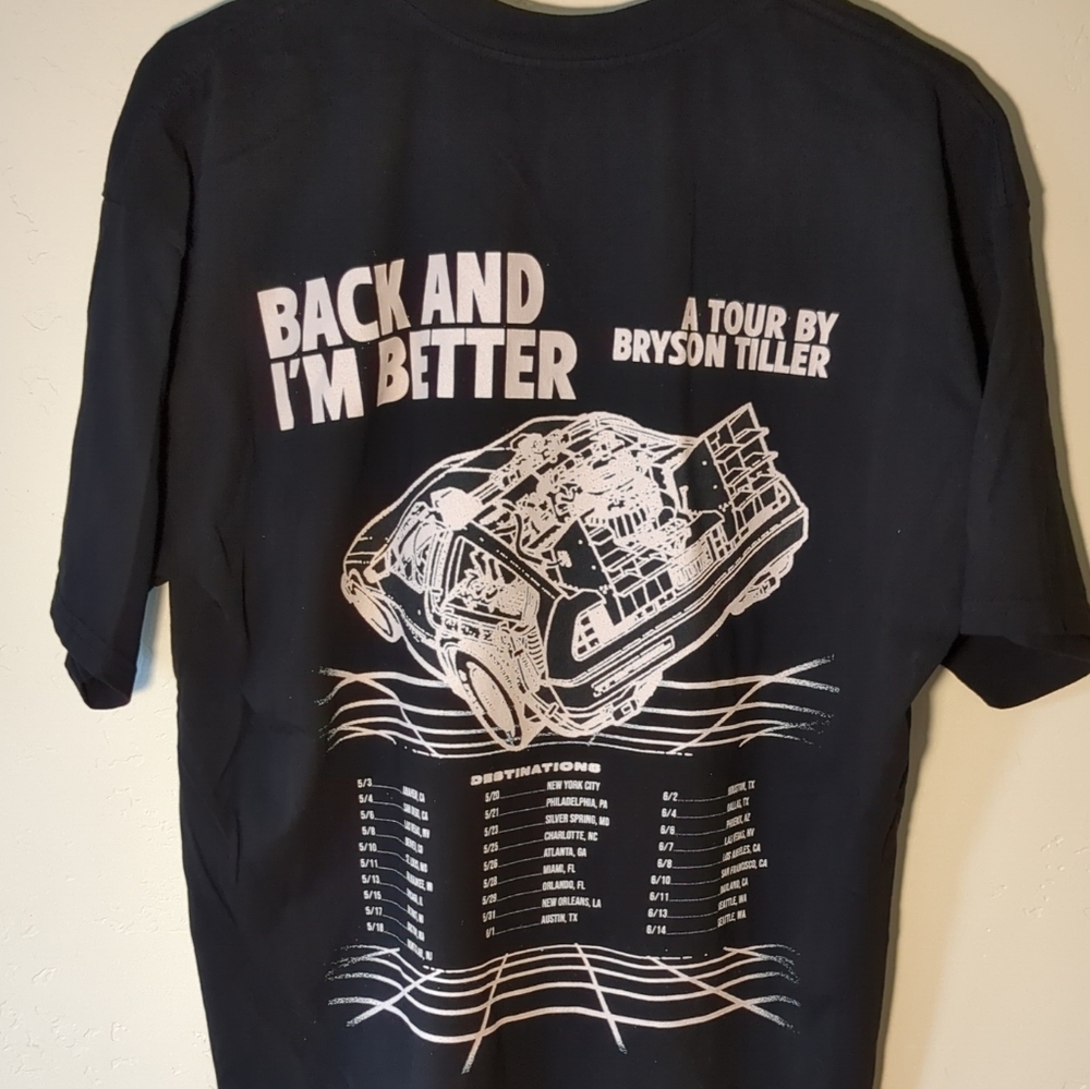 Bryson Tiller "I'm Back and I'm Better" Trapsoul Tour Shirt